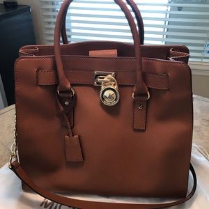 Michael Kors Hamilton large saffiano leather tote